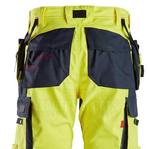 Pantalon de travail de sécurité industrielle, tissu en coton durable, design multi-poches pour usage en construction - Product Image 6