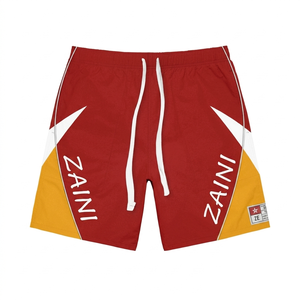 Shorts pour hommes légers, à séchage rapide, pour la course à pied, la gym, l'entraînement, respirants, décontractés, pour l'extérieur, pour l'été, en polyester/nylon, avec cordon de serrage - Product Image 3