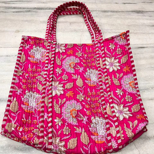 Bolsos Tote de Color Sólido para Mujer, Hechos a Mano, Personalizados, con Cierre de Cremallera, para Fiestas, Viajes, Verano, Bolsos Tote Acolchados con Estampado a Mano - Product Image 1