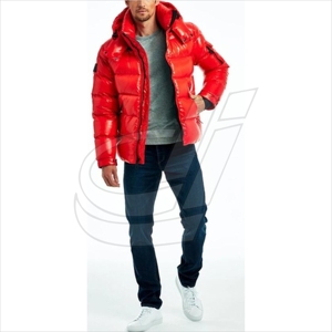 Chaqueta brillante para hombre, abrigo cálido a la moda, impermeable, cálido, a prueba de viento, para invierno - Product Image 2