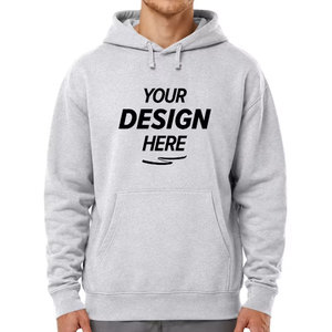 Sudadera con capucha de forro polar grueso SS4500 para venta al por mayor, personalizada con serigrafía y termoimpresión, bajo MOQ, sudadera pequeña - Product Image 1