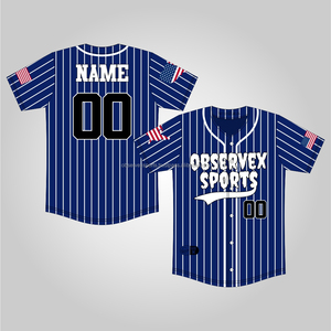 Maillot de baseball haut de gamme, maillot de baseball uni, meilleur maillot de softball - Product Image 1
