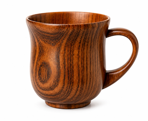 Taza de madera hecha a mano con asa tallada, taza vikinga tradicional de madera vintage, taza de madera natural para beber. - Product Image 3