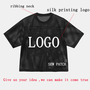 เสื้อฮอกกี้น้ำแข็งผ้าตาข่ายโพลีเอสเตอร์ 100% คุณภาพดีที่สุด สั่งทำแบรนด์ทีมได้ สีพื้น แห้งเร็ว ระบายอากาศ ป้องกันแบคทีเรีย ขายส่ง - Product Image 4