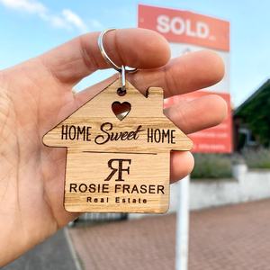 Porte-clés en bois - Taille, logo et texte personnalisés - Pour les boutiques de cadeaux, promotion en gros, marketing - Product Image 5