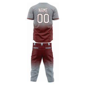 Maillots et pantalons d'équipe personnalisés avec services OEM ODM, impression par sublimation complète, uniforme de baseball personnalisé - Product Image 3