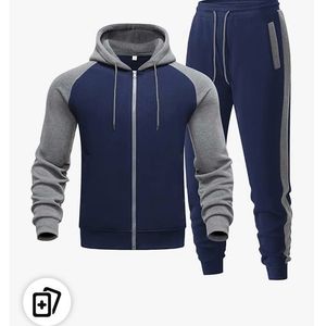 Ensemble de survêtements unis pour sublimation en gros 2026 – Tenues de jogging et sweats à capuche pour hommes - Product Image 3