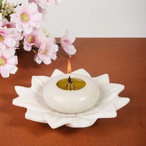 SCI Star Crafts India Eco-Friendly Decorative Hand Carved Metal Wooden <b>Large</b> <b>Candle</b> Stand Holder for Christmas Home Dining Table - Product Image 4