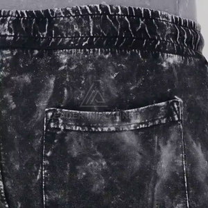 Pantalones Cortos de Hombre con Lavado Ácido y Logotipo Personalizado, Diseño de Última Moda 2026, Nueva Llegada - Product Image 4