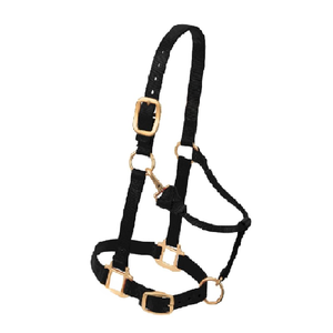 Wholesale Equestrian Double Layer Nylon Webbing Nylon Horse <b>Halter</b> in All Custom Sizes & Colors Made in India - Product Image 4