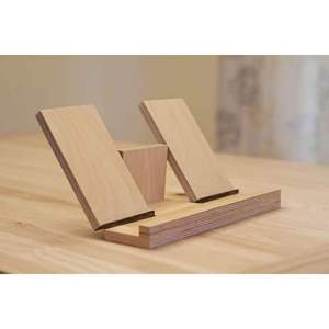 Organisateur de bureau et de tiroirs en bois léger pour le rangement des livres et des accessoires de bureau - Product Image 5