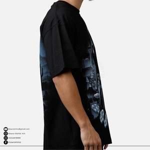 Premium 100% Cotton Oversized <b>Tshirt</b> Custom Logo DTG Print Eco-Friendly Quick Dry 250g Unisex Boxy Fit Streetwear Drop Shoulder - Product Image 2