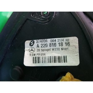 กระจกมองข้างขวา S-class ปี 2002-2005 มือสอง ของแท้ OEM รหัส A2208101816 - Product Image 2