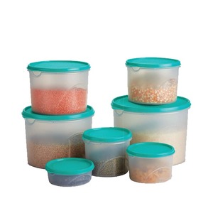Contenedores de almacenamiento de alimentos PP de origen indio, juego de 6 piezas, sin BPA, hermético, apilable, ecológico, reutilizable, cocina de grado alimenticio - Product Image 1