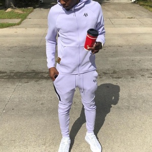 Pakistan factory custom logo men track suits private label jogger sets knit cotton premium <b>tech</b> fleece tracksuits - Product Image 1