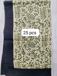 Bgaru Dabu Hand Made Block Printed 100% Cotton Wooden Block Printed Women Beach Pareos Longs <b>Sarongs</b> Beach Cover Indian Scarfs - Product Image 4