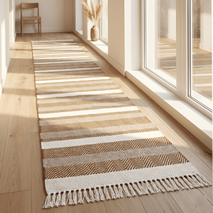 Reversible Cotton Runner <b>Rug</b> Customized Indian Wholesale Non Slip Hallway Balcony Entrance Area Cotton Runner <b>Rugs</b> - Product Image 1