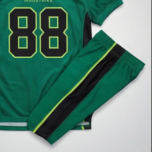 Custom Design Sublimation Printed American Football Uniform Durable High Tension Fabric Short Sleeve Jersey and <b>Pants</b> - Product Image 2