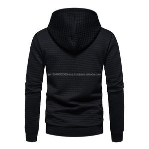 Sudadera con capucha para hombre, ropa de calle de poliéster 100% con logotipo estampado personalizado, Jersey informal Hipster bordado, ajustado, liso, esencial, con capucha - Product Image 3