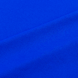 Tissu jersey tricoté 100% polyester bleu, 180g/m², poids moyen, pour vêtements de sport pour hommes - Product Image 3