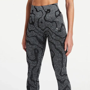 Women's Printed <b>Seamless</b> <b>Leggings</b> Breathable Stretch Yoga Fitness Workout Sport Pants 2026 - Product Image 5