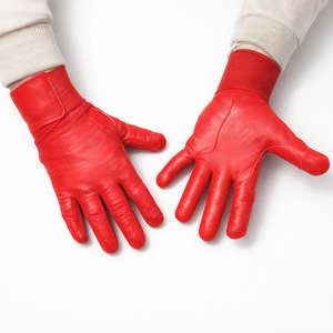 Best-seller Gants d'entraînement de baseball et softball en cuir durable et confortable Gants de frappeur de conception à manchette longue de couleur personnalisée - Product Image 1