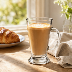 Tasse à café/thé en borosilicate de 220 ml, faite à la main, avec logo personnalisé, pour cadeaux d'entreprise et kits de bienvenue promotionnels - Product Image 5