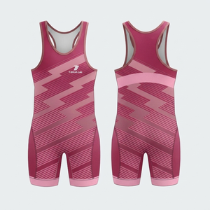 Reasonable Price Hot Selling Men's Adult Wrestling <b>Singlets</b> Lightweight Quick Dry Breathable Stretch Professional <b>Weightlifting</b> - Product Image 1