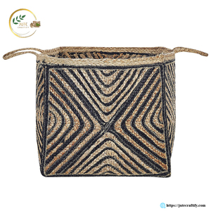 Cestas de Almacenamiento de Yute de Fibra Natural – Cesta Resistente y Ecológica para Ropa, Juguetes y Almacenamiento del Hogar - Product Image 2