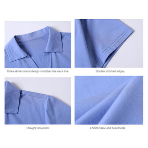 Camiseta Deportiva de Verano de Alta Calidad, Tejida en Poliéster/Algodón, Transpirable y Ecológica, para Mujer, Ideal para Golf, Jogging, Running y Uso Casual - Product Image 3