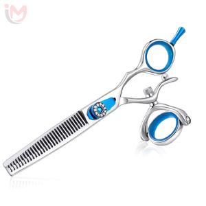 6.0 Inch <b>Left</b>-<b>Handed</b> Stainless Steel Thinning Barber <b>Scissors</b> with 30 Teeth for Hair Styling - Product Image 6