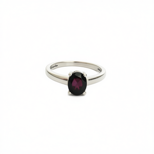 Designer <b>Garnet</b> Fine <b>Ring</b> 2.6 Grams - Product Image 2
