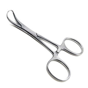 Pinza de Toalla Backhaus Profesional y Duradera de 13 cm, Instrumento Quirúrgico Veterinario Ortopédico para Sujetar Huesos - Product Image 1