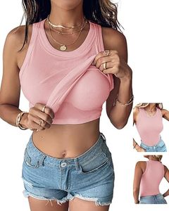 2026 Latest Women's Tank <b>Top</b> Beige Knitted Tank <b>Top</b> O-Neck Sleeveless Casual Solid Color Breathable <b>Crop</b> Tank <b>Tops</b> - Product Image 3