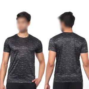 Camiseta Deportiva para Hombre, Cuello Redondo, Corte Regular, 100% Algodón, Transpirable, Secado Rápido, Ideal para Gimnasio y Levantamiento de Pesas, Precio al por Mayor - Product Image 2