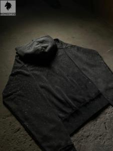 เสื้อสเวตเตอร์แบบสวมหัวแขนยาวผ้าคอตตอนระบายอากาศมีซิปพิมพ์ลายฤดูใบไม้ร่วง - Product Image 2