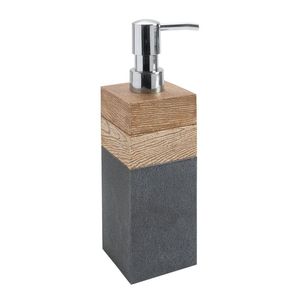 Ensemble de salle de bain élégant en bois blanc de designer, accessoires d'intérieur élégants pour les fournitures de bain et de toilette - Product Image 1