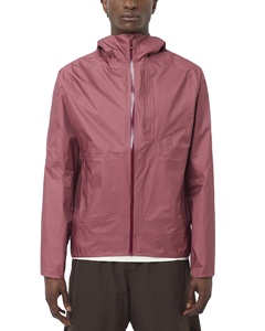 Men's Ultra-<b>Light</b> Soft <b>Shell</b> Jacket for Running Breathable Waterproof Windproof with Reflective Print Polyamide Material - Product Image 1