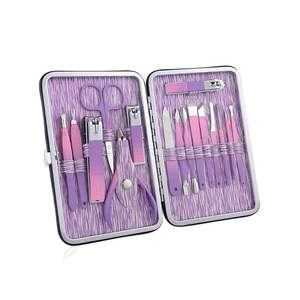 Kit de manucure et pédicure ZARNAB SURGICAL en acier inoxydable durable, coupe-ongles, coupe-cuticules, outils de toilettage pour la maison, prix d'usine - Product Image 1