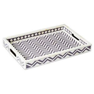 Nueva Bandeja Elegante con Incrustaciones de Resina, Bandeja de Servicio de Resina con Estilo para Decoración del Hogar, para Sala de Estar, Dormitorio, Vestíbulo, para Diwali, Cumpleaños - Product Image 5