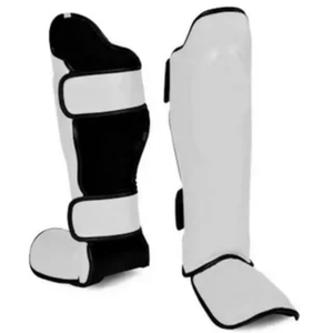 Espinilleras de Muay Thai y Kickboxing, Protección de Espina del Talón de Espuma EVA, Protectores de Piernas para Artes Marciales, Entrenamiento y Sparring - Product Image 1