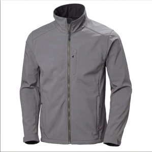 Breathable Quick Dry Men's Lightweight Softshell Jacket Stand Collar Front Logo Windproof Winter Season High Quality - Product Image 3