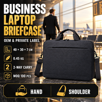Sacoche pour ordinateur portable OEM personnalisée légère avec compartiments multiples pour les trajets professionnels et les voyages d'affaires