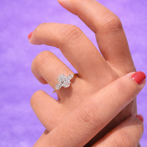 Anillos de diamantes de talla ovalada para mujer, con tres piedras de 1CT, 2CT, 3CT, diamantes cultivados en laboratorio, claridad VVS, certificados por IGI, oro macizo de 14K y 18K - Product Image 4