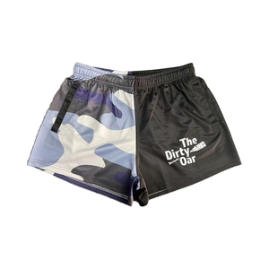 กางเกงขาสั้นชายหาดวิ่งเล่นน้ำ OEM 2026 ขายส่ง มีสต็อก ผ้าแคนวาส แต่งเชือกผูก ยาวระดับเข่า ปิดด้วยเชือกผูกด้านหน้า โลโก้สั่งทำได้ - Product Image 3