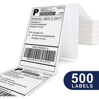 Étiquettes thermiques direct triple étanchéité 100x150, étiquette autocollante personnalisable, code à barres, A6, pour la livraison, 50 pièces