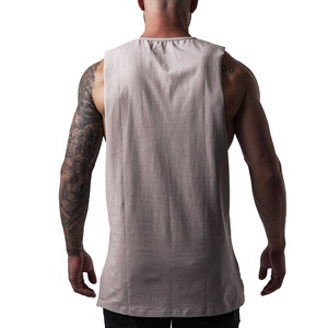 Nouveau débardeur de gymnastique 2026 en coton et élasthanne tricoté, respirant et à séchage rapide pour homme – Tenue décontractée athlétique - Product Image 3