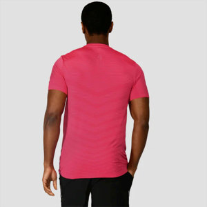 Camiseta Deportiva de Manga Corta para Hombre, Ajustada, Transpirable, de Algodón y Bambú, para Gimnasio, Entrenamiento Atlético, Cuello Redondo, 220g - Product Image 2