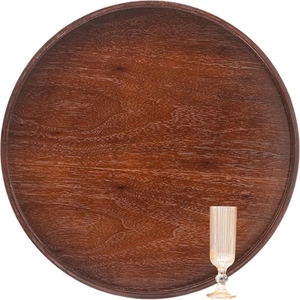 Bandeja Rectangular Grande de Madera para Servir Alimentos con Asas Laterales para Té, Café, Desayuno, Hoteles y Restaurantes - Product Image 1