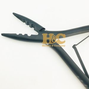 Alicates para Extensiones de Cabello de 3 Orificios, Herramienta Profesional de Acero Inoxidable de Grado Quirúrgico, Alicates para Aplicación de Cinta Adhesiva de Larga Duración - Product Image 4